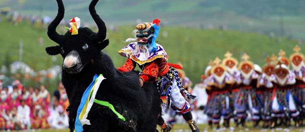 المهرجان التقليدي في شمال غربي الصين
