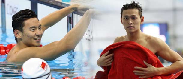 تدريب فريق السباحة الصيني لأول مرة في ريو