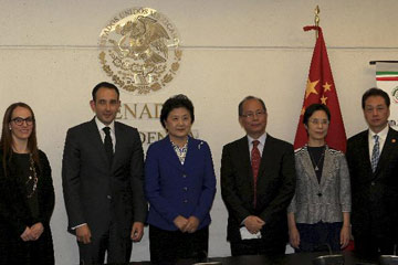 نائبة رئيس مجلس الدولة الصيني تتوقع احتمالات كبيرة للتعاون مع المكسيك