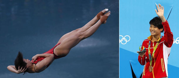 الصينية شي تينغ ماو تحرز ذهبيتها الثانية بمنافسات الغطس بأولمبياد ريو