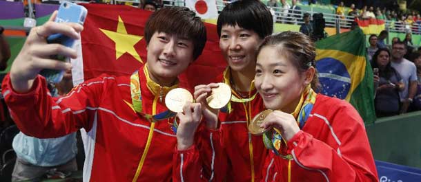 الصين تفوز على ألمانيا 3-صفر وتحرز ذهبية فرق السيدات في تنس الطاولة