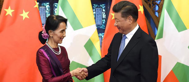 شي يتعهد بتعزيز الشراكة بين الصين وميانمار