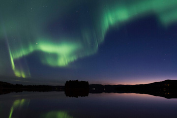 الصور للشفق القطبي في السويد