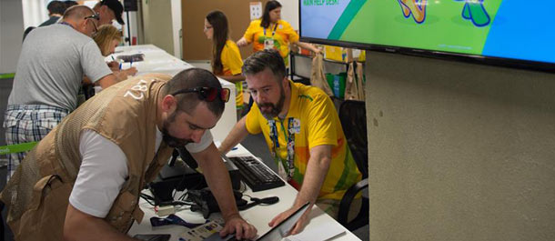 بدء عمل المركز الإعلامي لدورة الألعاب الأولمبية للمعاقين في البرازيل