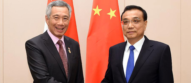 لي كه تشيانغ يتطلع لأن تلعب سنغافورة دورا فعالا في دفع علاقات بكين مع الآسيان