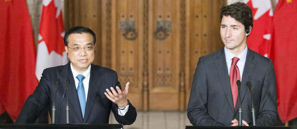 الصين وكندا تبدآن محادثات استكشافية بشأن اتفاقية تجارة حرة