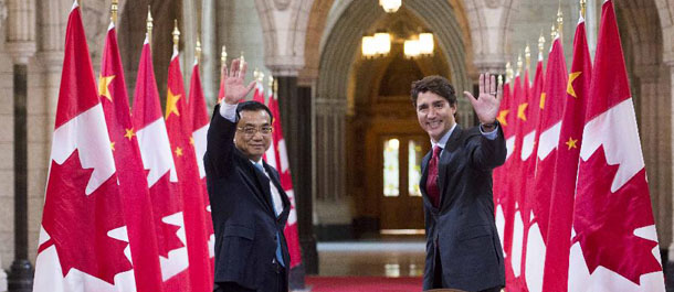 رئيس مجلس الدولة الصيني يرى إمكانية إبرام اتفاقية تجارة حرة مع كندا