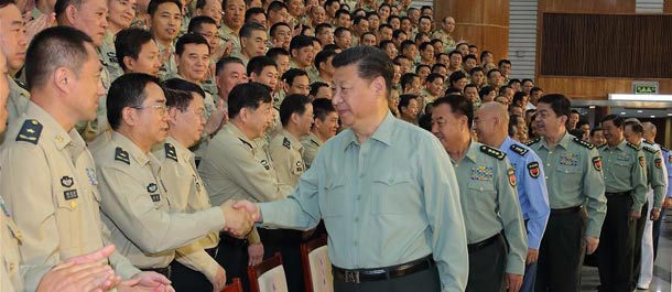 الرئيس الصيني يأمل فى تطوير قوة صواريخ قوية وعصرية
