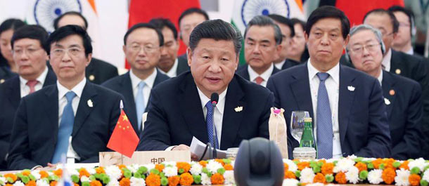 (قمة البريكس) الرئيس الصيني يدعو دول البريكس إلى تعزيز الثقة والعمل ضد التحديات