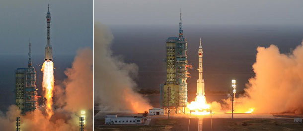 إطلاق المركبة الفضائية المأهولة الصينية شنتشو-11