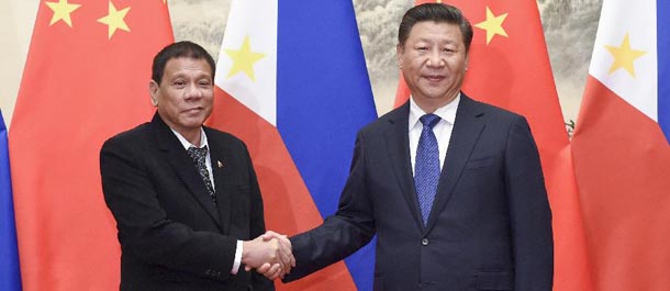الرئيس الصيني ونظيره الفلبيني يجتمعان في بكين