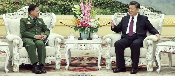 شي يقول ان الصين ستلعب دورا بناء فى عملية السلام فى ميانمار