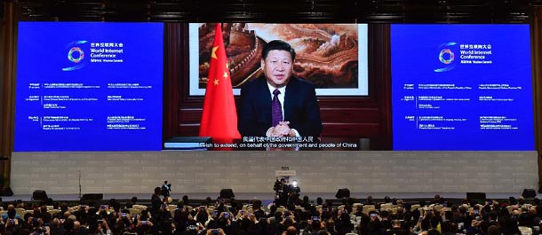 الرئيس الصيني يشدد على التعاون الدولي في حوكمة فضاء الشبكة الالكترونية