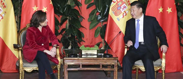 الرئيس الصيني يتطلع لإقامة تعاون أوثق مع اسبانيا