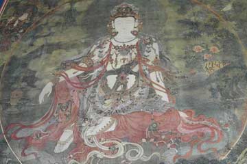 لوحة جدارية في معبد فا هاي في بكين