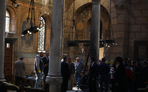 ارتفاع عدد ضحايا تفجير إحدى الكنائس بالقاهرة إلى 26 قتيلا