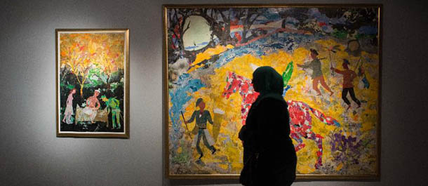 "على طريق الحرير" معرض لفنان تشكيلي مصري مستوحى من الثقافة والأساطير الصينية