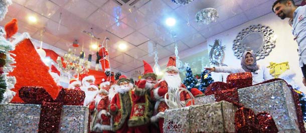 بغداد تستعد لاحتفالات الكريسماس