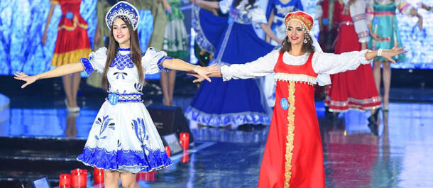 اختتام مسابقة دولية للجمال بين الصين وروسيا ومنغوليا