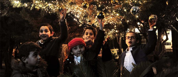 احتفالات الكريسماس في العالم العربي