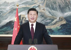 الرئيس الصيني يرسل أطيب التمنيات في خطاب بمناسبة العام الجديد