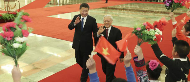 الصين وفيتنام تتفقان على اقامة تعاون اوثق بينهما
