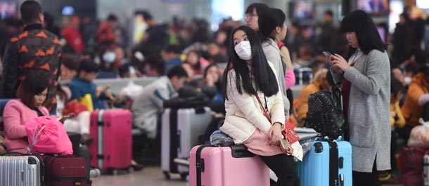 حلول موسم ذروة السفر مع عودة الصينيين إلى مساقط رؤوسهم لعيد الربيع