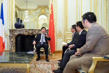 مقابلة: سفير: العلاقات الصينية-الفرنسية لن تغير اتجاهها الاساسي فى 2017