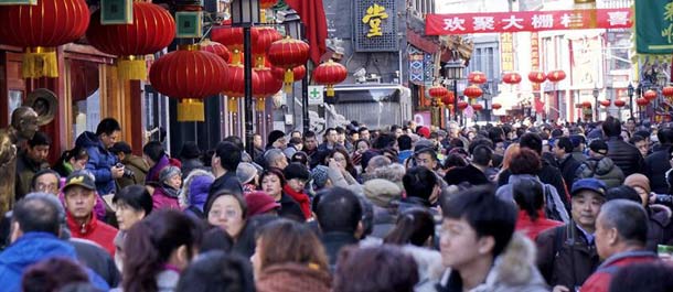 عدد سكان الصين يصل الى 1.42 مليار نسمة بحلول عام 2020