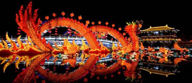 معرض الفوانيس بمناسبة عيد الفوانيس في شمال غربي الصين