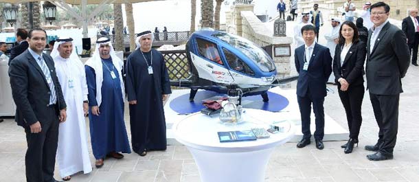 طائرة ذاتية القيادة قادرة على حمل ركاب تبدأ التشغيل في دبي في يوليو