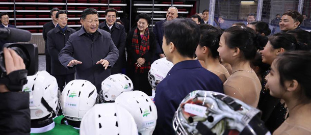 الرئيس الصيني  يؤكد على أهمية الاستعدادات لاوليمبياد بكين الشتوية 2022