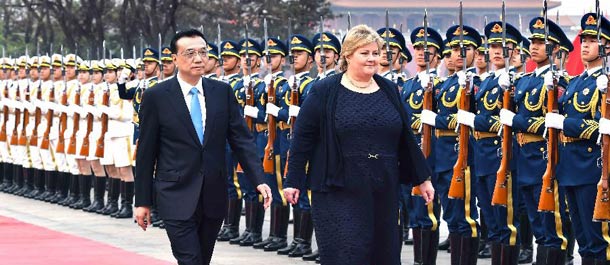 الصين والنرويج تعلنان عن حزمة مبادرات تعاون بعد التطبيع الكامل للعلاقات