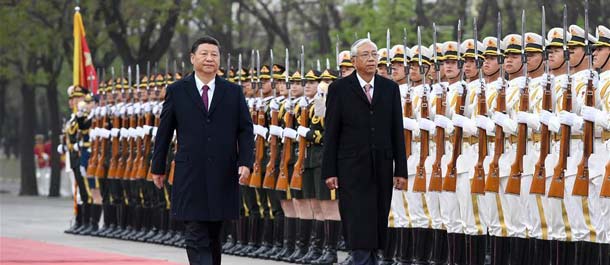الصين وميانمار يؤكدان على التعاون المربح للطرفين من أجل دفع العلاقات