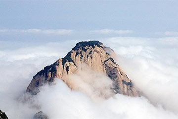 مناظر جبل هوا في مقاطعة شنشى