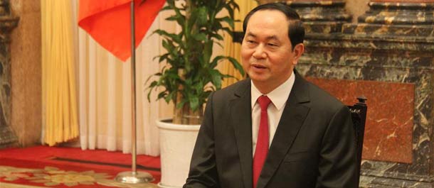 (منتدى الحزام والطريق) مقابلة: الرئيس الفيتنامي يتطلع لحضور منتدى الحزام والطريق 
في الصين