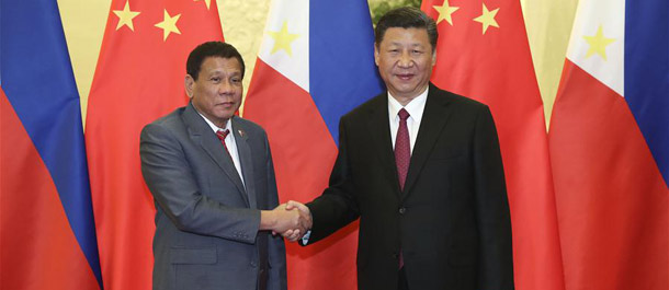(منتدى الحزام والطريق) شى يدعو إلى ربط استراجيات التنمية في الصين والفلبين