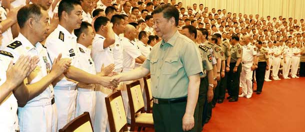 الرئيس الصيني يدعو لبناء بحرية "قوية وعصرية"