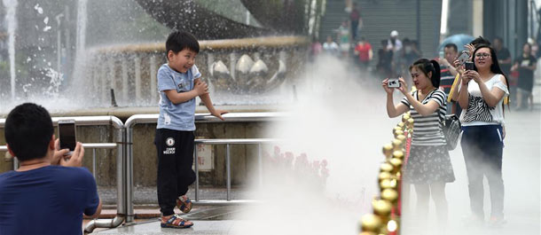 استمرار موجة الحرارة في شمال ووسط الصين