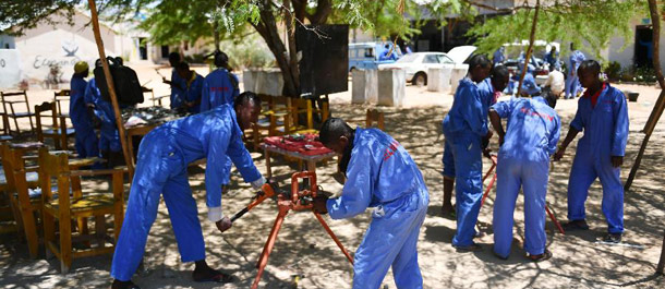 الجنود الأطفال السابقون يلتحقون بدورات تدريب مهنية في الصومال