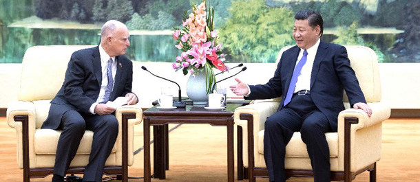 الرئيس الصيني يتطلع  لدور اكبر لكاليفورنيا في التعاون الصيني الامريكي