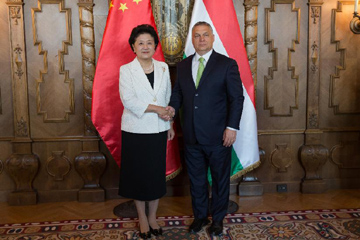 نائبة رئيس مجلس الدولة تلتقى برئيس وزراء المجر