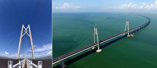 انتهاء العمل في الهيكل الأساسي لأطول جسر فوق البحر في العالم