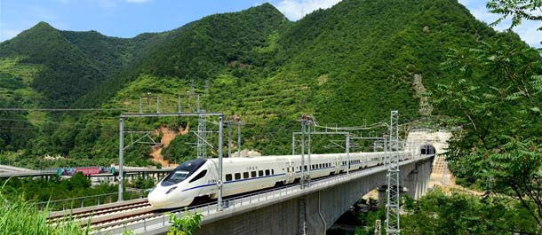 خط جديد في شمال غربي الصين يكمل الشبكة الوطنية للسكة الحديدية الفائقة السرعة