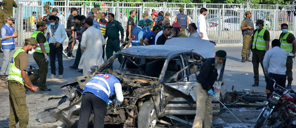 مقتل 15 وإصابة 22 في انفجار فى مدينة لاهور فى باكستان
