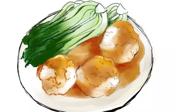 أطعمة يانغتشو المشهورة المرسومة يدويا ينتشر على ويتشات