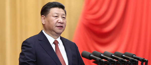 الرئيس الصيني يلقي كلمة مهمة في تجمع حاشد احتفالا بالذكرى الـ90 لتأسيس جيش التحرير 
الشعبي الصيني