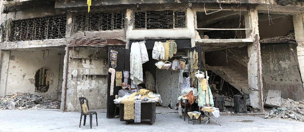 تحقيق: متجر أبو صبحي ينتظر وحيدا عودة عجلة الحياة للدوران في خان الحرير بحلب القديمة