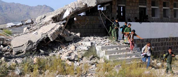 الدمار يحيط بطلاب اليمن مع بداية العام الدراسي الجديد