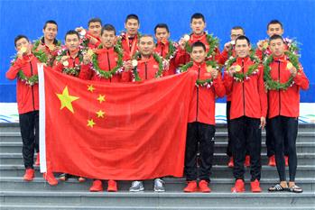 اختتام بطولة العالم الثالثة عشرة لقوارب التنين في الصين